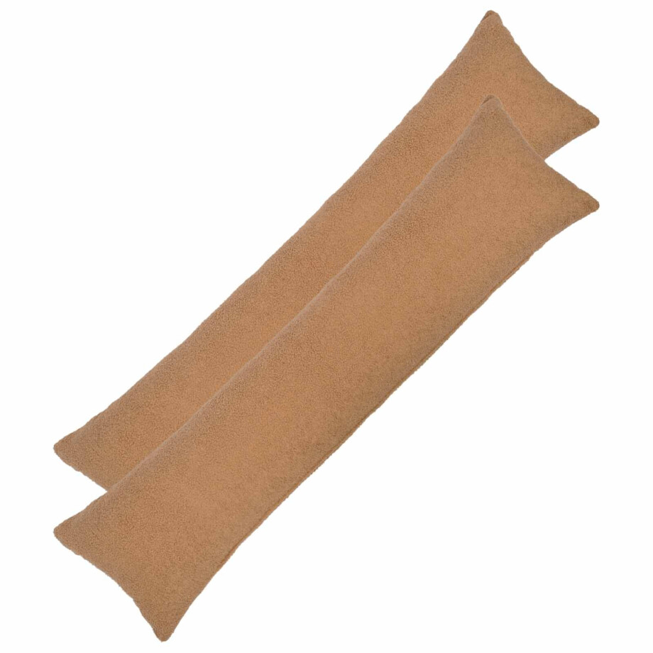 vidaXL Kussensloop 2 pcs HEERLEN Beige 40 x 145 cm Bouclé vidaXL Kussensloop 2 pcs HEERLEN Beige 40 x 145 cm Bouclé afbeelding 1