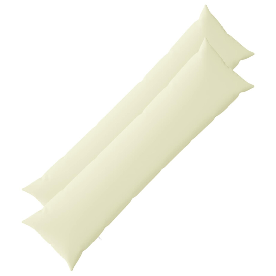 vidaXL Kussensloop 2 pcs HEERLEN Crèmekleurig 40 x 145 cm Polyester vidaXL Kussensloop 2 pcs HEERLEN Crèmekleurig 40 x 145 cm Polyester afbeelding 1