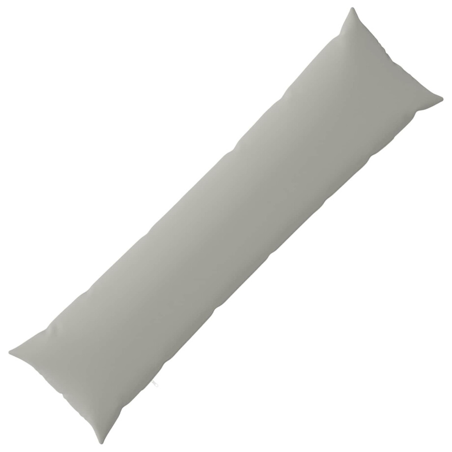 vidaXL Kussensloop HEERLEN Grijs 40 x 145 cm Polyester afbeelding 1
