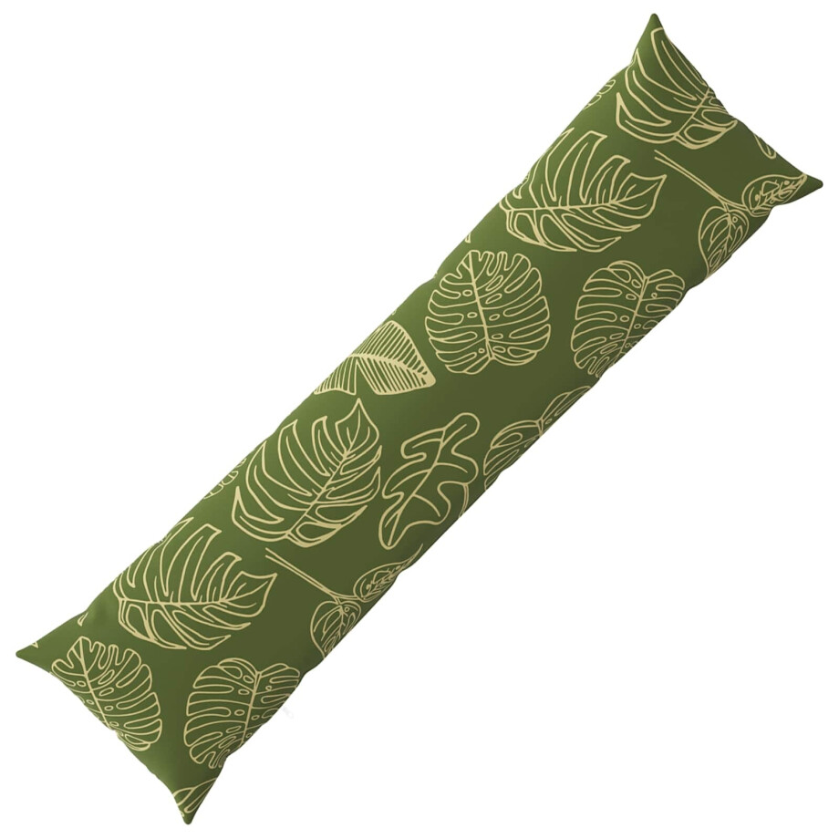 vidaXL Kussensloop HEERLEN Bladontwerp 40 x 145 cm Polyester vidaXL Kussensloop HEERLEN Bladontwerp 40 x 145 cm Polyester afbeelding 1