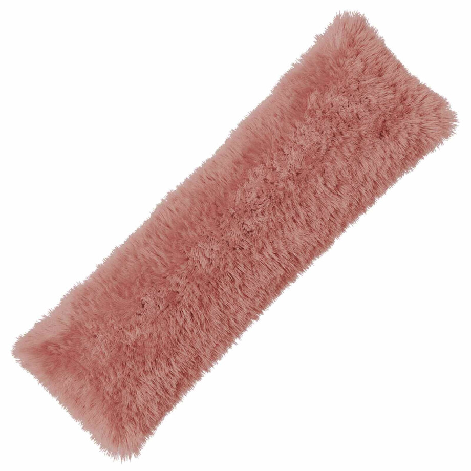 vidaXL Kussensloop HEERLEN Roze 40 x 145 cm PV Fleece afbeelding 1