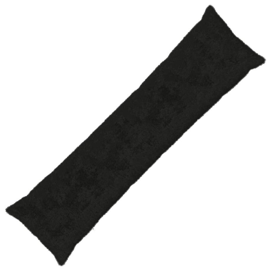 vidaXL Kussensloop HEERLEN Zwart 40 x 145 cm Nep Konijnenbont vidaXL Kussensloop HEERLEN Zwart 40 x 145 cm Nep Konijnenbont afbeelding 1
