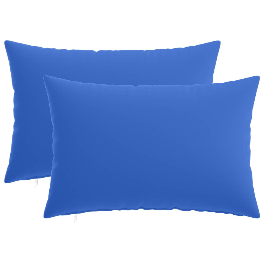 vidaXL Kussensloop 2 pcs HEERLEN Koninklijk Blauw 40 x 60 cm Polyester vidaXL Kussensloop 2 pcs HEERLEN Koninklijk Blauw 40 x 60 cm Polyester afbeelding 1