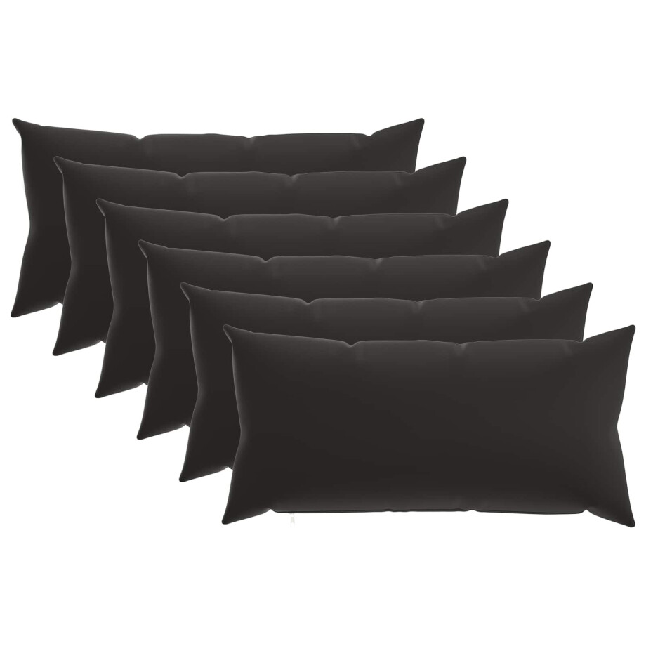 vidaXL Kussensloop 6 pcs HEERLEN Meerkleurig 40 x 80 cm Polyester vidaXL Kussensloop 6 pcs HEERLEN Meerkleurig 40 x 80 cm Polyester afbeelding 1