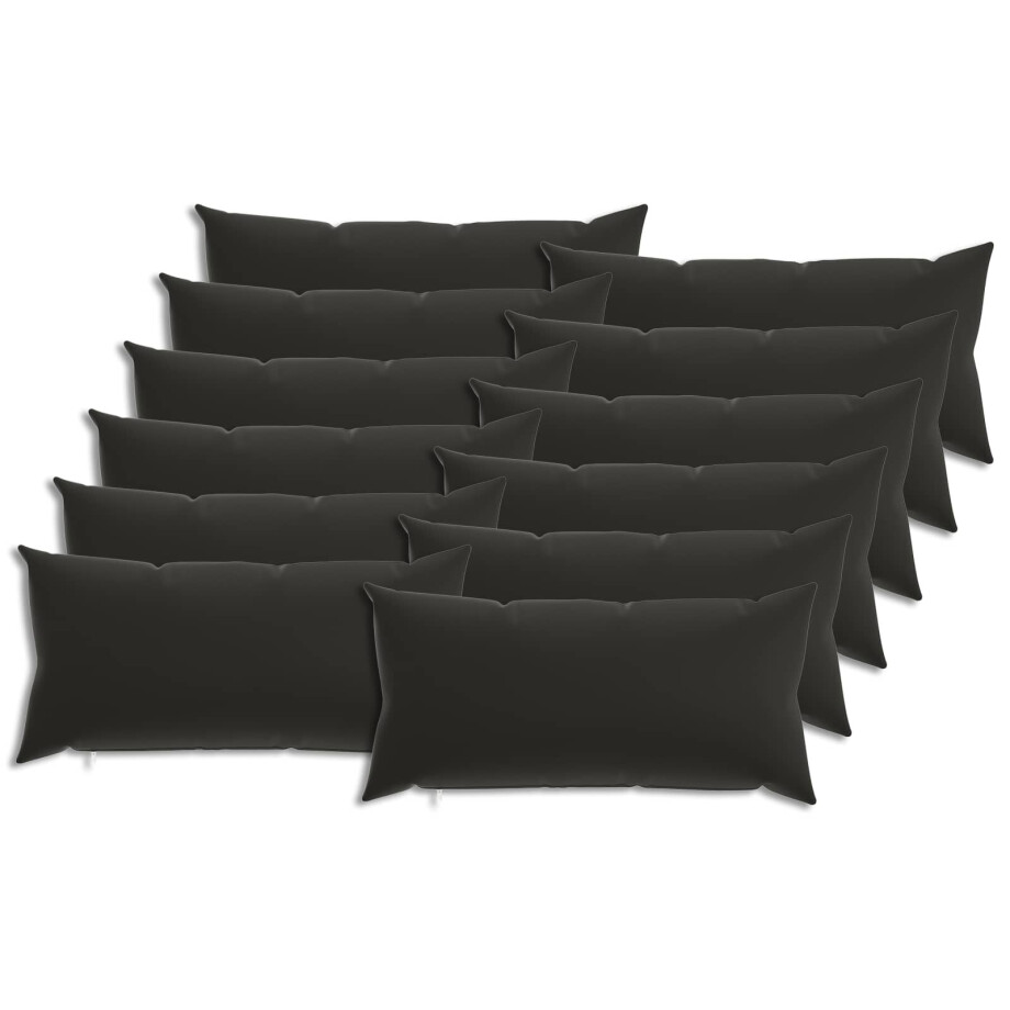 vidaXL Kussensloop 12 pcs HEERLEN Meerkleurig 40 x 80 cm Polyester vidaXL Kussensloop 12 pcs HEERLEN Meerkleurig 40 x 80 cm Polyester afbeelding 1