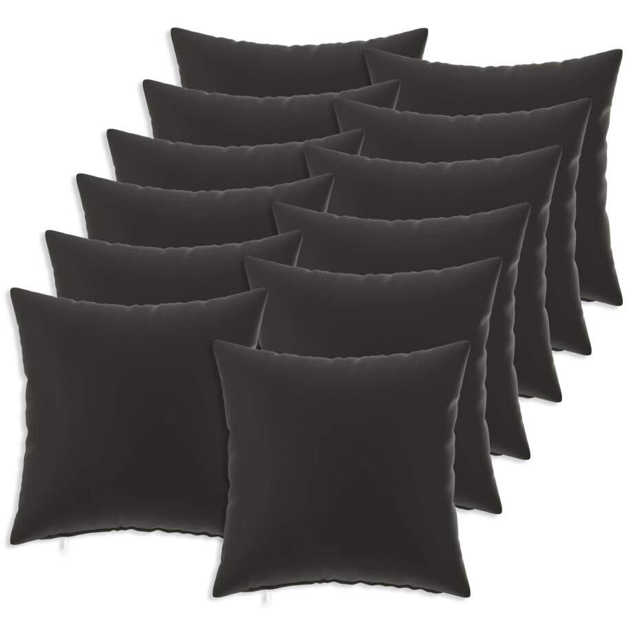 vidaXL Kussensloop 12 pcs HEERLEN Meerkleurig 45 x 45 cm Polyester afbeelding 1