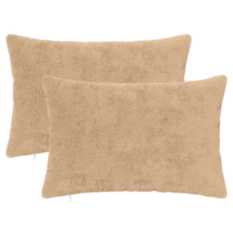 vidaXL Kussensloop 2 st HEERLEN Crèmekleurig 50 x 80 cm vidaXL Kussensloop 2 st HEERLEN Crèmekleurig 50 x 80 cm afbeelding 1