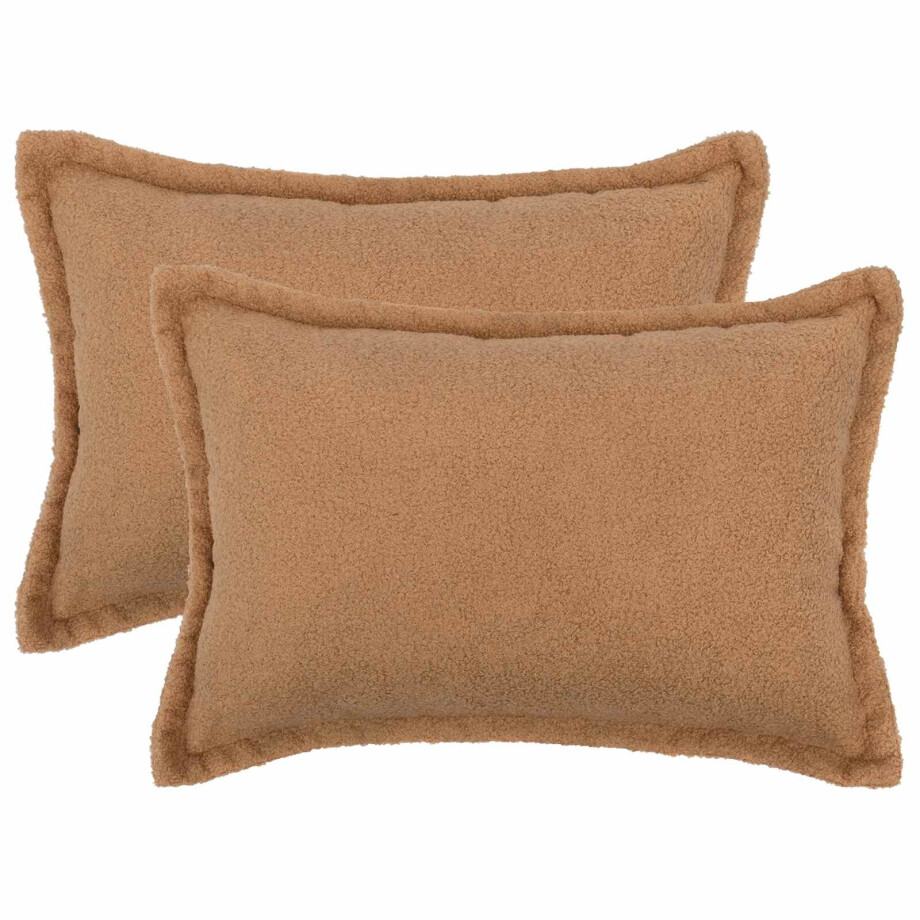 vidaXL Kussensloop 2 pcs HOUTEN Beige 30 x 50 cm Bouclé vidaXL Kussensloop 2 pcs HOUTEN Beige 30 x 50 cm Bouclé afbeelding 1