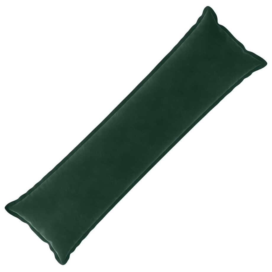 vidaXL Kussensloop HOUTEN Donkergroen 40 x 145 cm Fluweel vidaXL Kussensloop HOUTEN Donkergroen 40 x 145 cm Fluweel afbeelding 1