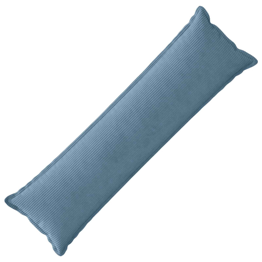 vidaXL Kussensloop HOUTEN Blauw 40 x 145 cm corduroy vidaXL Kussensloop HOUTEN Blauw 40 x 145 cm corduroy afbeelding 1