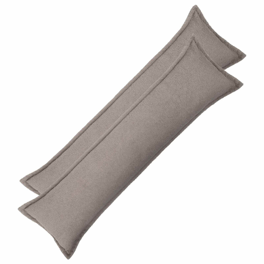 vidaXL Kussensloop 2 pcs HOUTEN Lichtgrijs 40 x 145 cm Bouclé vidaXL Kussensloop 2 pcs HOUTEN Lichtgrijs 40 x 145 cm Bouclé afbeelding 1