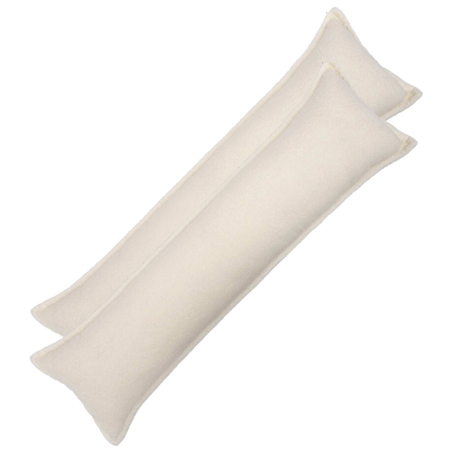vidaXL Kussensloop 2 pcs HOUTEN Crèmekleurig 40 x 145 cm Bouclé vidaXL Kussensloop 2 pcs HOUTEN Crèmekleurig 40 x 145 cm Bouclé afbeelding 1