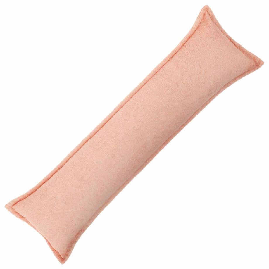 vidaXL Kussensloop HOUTEN Roze 40 x 145 cm Bouclé afbeelding 1