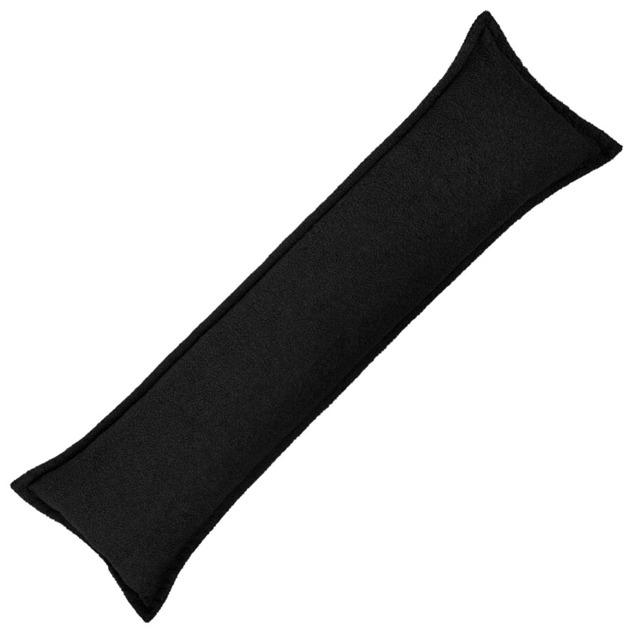 vidaXL Kussensloop HOUTEN Zwart 40 x 145 cm Bouclé vidaXL Kussensloop HOUTEN Zwart 40 x 145 cm Bouclé afbeelding 1