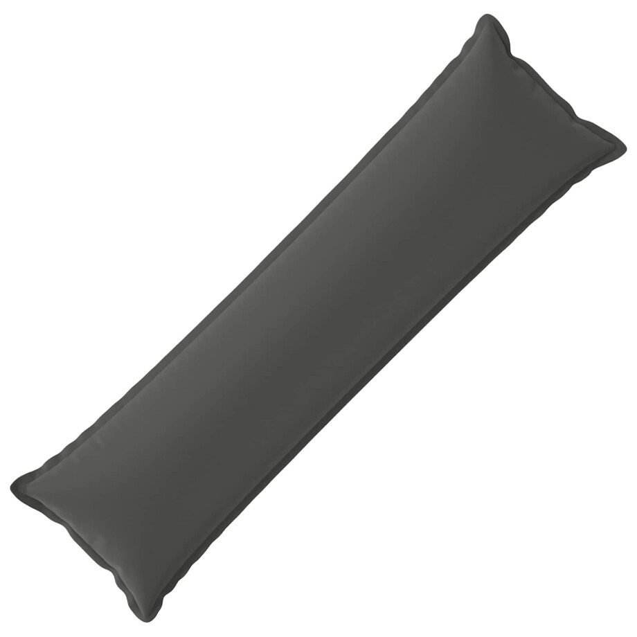 vidaXL Kussensloop HOUTEN Antraciet 40 x 145 cm Polyester afbeelding 1