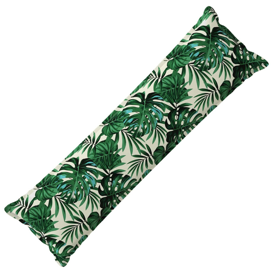 vidaXL Kussensloop HOUTEN Bladpatroon 40 x 145 cm Polyester afbeelding 1