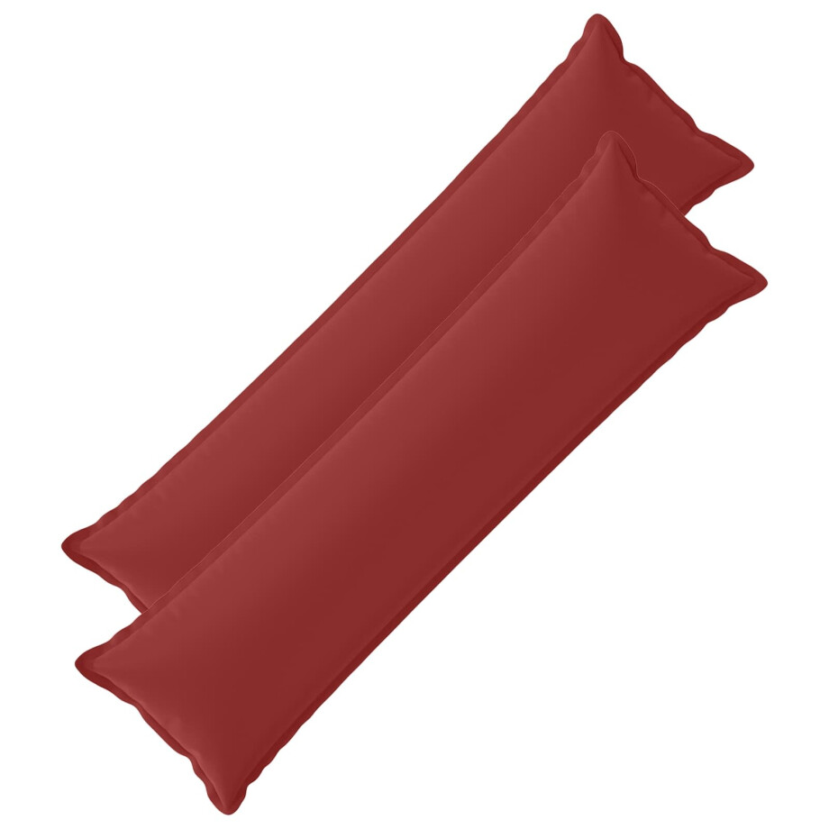 vidaXL Kussensloop 2 st HOUTEN Wijnrood 40 x 145 cm Polyester vidaXL Kussensloop 2 st HOUTEN Wijnrood 40 x 145 cm Polyester afbeelding 1