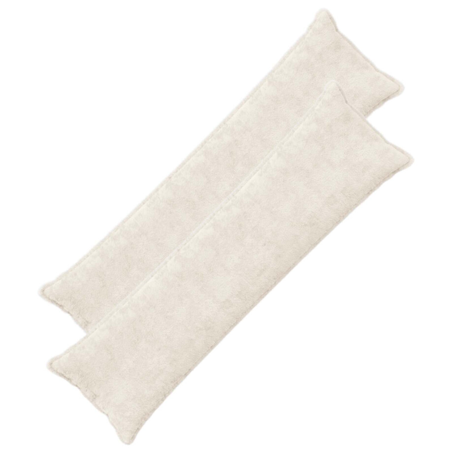 vidaXL Kussensloop 2 st HOUTEN Wit 40 x 145 cm Nep Konijnenbont vidaXL Kussensloop 2 st HOUTEN Wit 40 x 145 cm Nep Konijnenbont afbeelding 1