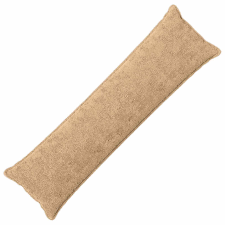 vidaXL Kussensloop HOUTEN Crèmekleurig 40 x 145 cm Nep Konijnenbont afbeelding 1
