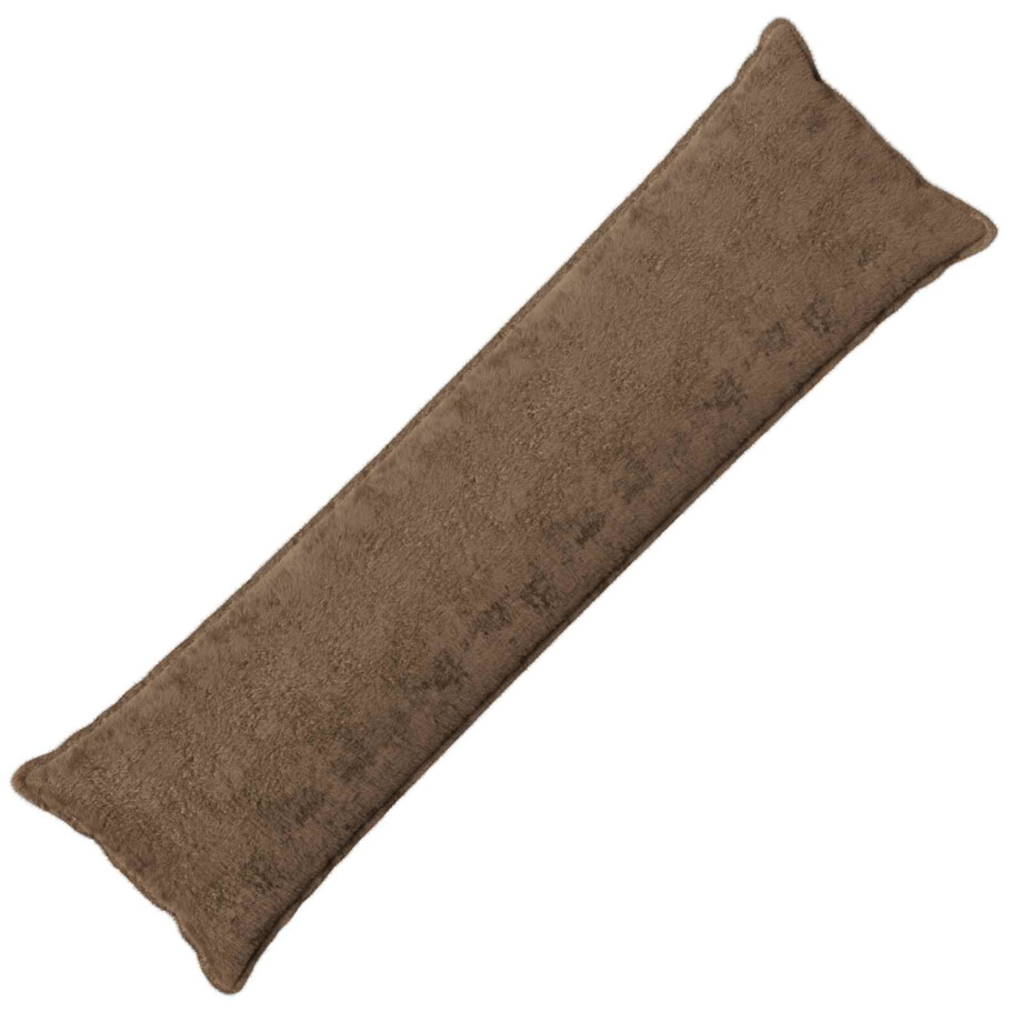 vidaXL Kussensloop HOUTEN Licht Bruin 40 x 145 cm Nep Konijnenbont afbeelding 1