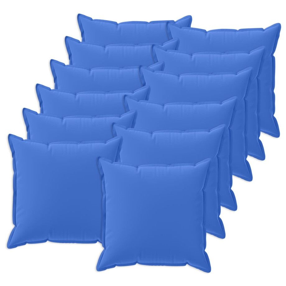 vidaXL Kussensloop 12 st HOUTEN Koninklijk Blauw 50 x 50 cm Polyester vidaXL Kussensloop 12 st HOUTEN Koninklijk Blauw 50 x 50 cm Polyester afbeelding 1