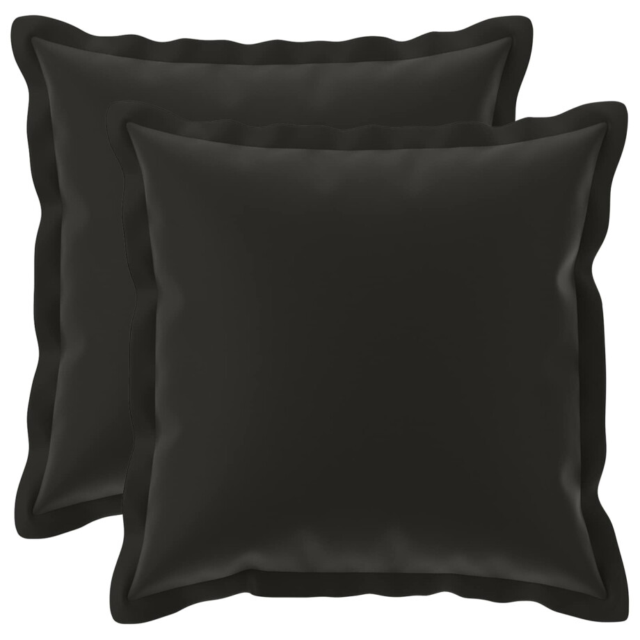 vidaXL Kussensloop 2 st HOUTEN Meerkleurig 50 x 50 cm Polyester vidaXL Kussensloop 2 st HOUTEN Meerkleurig 50 x 50 cm Polyester afbeelding 1