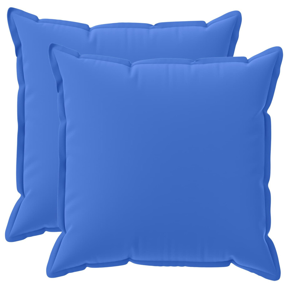 vidaXL Kussensloop 2 st HOUTEN Koninklijk Blauw 80 x 80 cm Polyester vidaXL Kussensloop 2 st HOUTEN Koninklijk Blauw 80 x 80 cm Polyester afbeelding 1