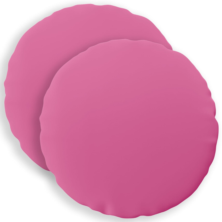 vidaXL Kussensloop 2 pcs HEERLEN Roze Ø 50 cm Polyester vidaXL Kussensloop 2 pcs HEERLEN Roze Ø 50 cm Polyester afbeelding 1
