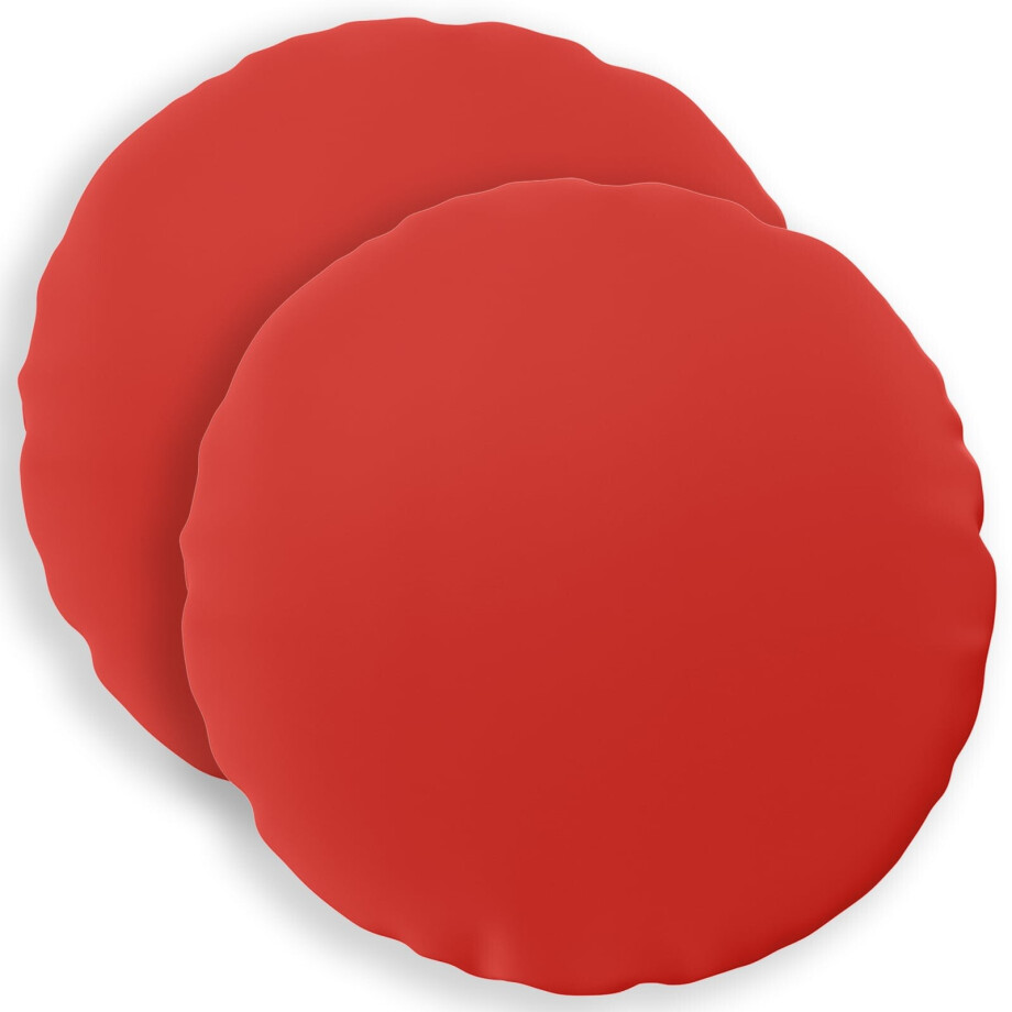 vidaXL Kussensloop 2 pcs HEERLEN Rood Ø 50 cm Polyester vidaXL Kussensloop 2 pcs HEERLEN Rood Ø 50 cm Polyester afbeelding 1