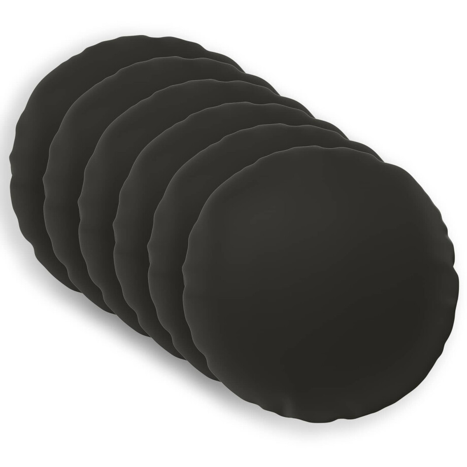 vidaXL Kussensloop 6 pcs HEERLEN Meerkleurig Ø 60 cm Polyester afbeelding 1
