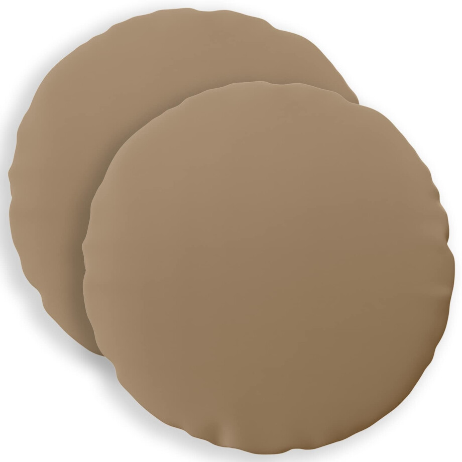 vidaXL Kussensloop 2 st HEERLEN Taupe Ø 60 cm Polyester vidaXL Kussensloop 2 st HEERLEN Taupe Ø 60 cm Polyester afbeelding 1