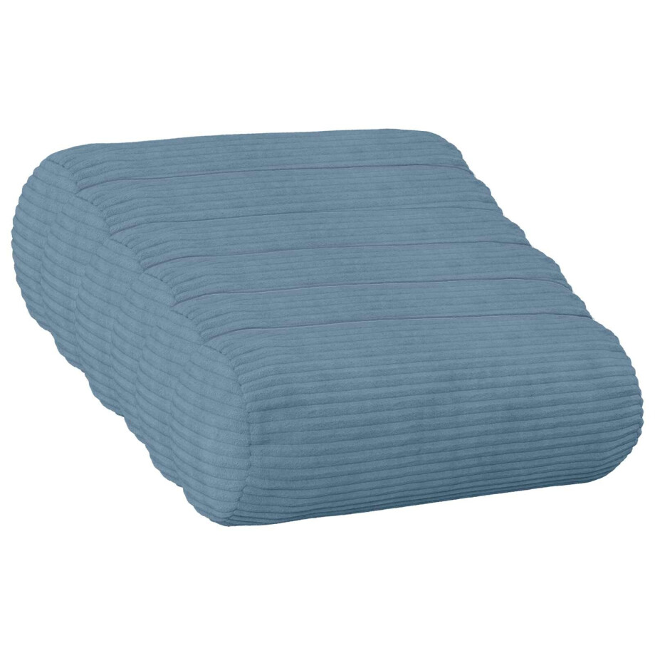 vidaXL Kussensloop 6 pcs HEERLEN Blauw Ø 15 x 40 cm corduroy afbeelding 1