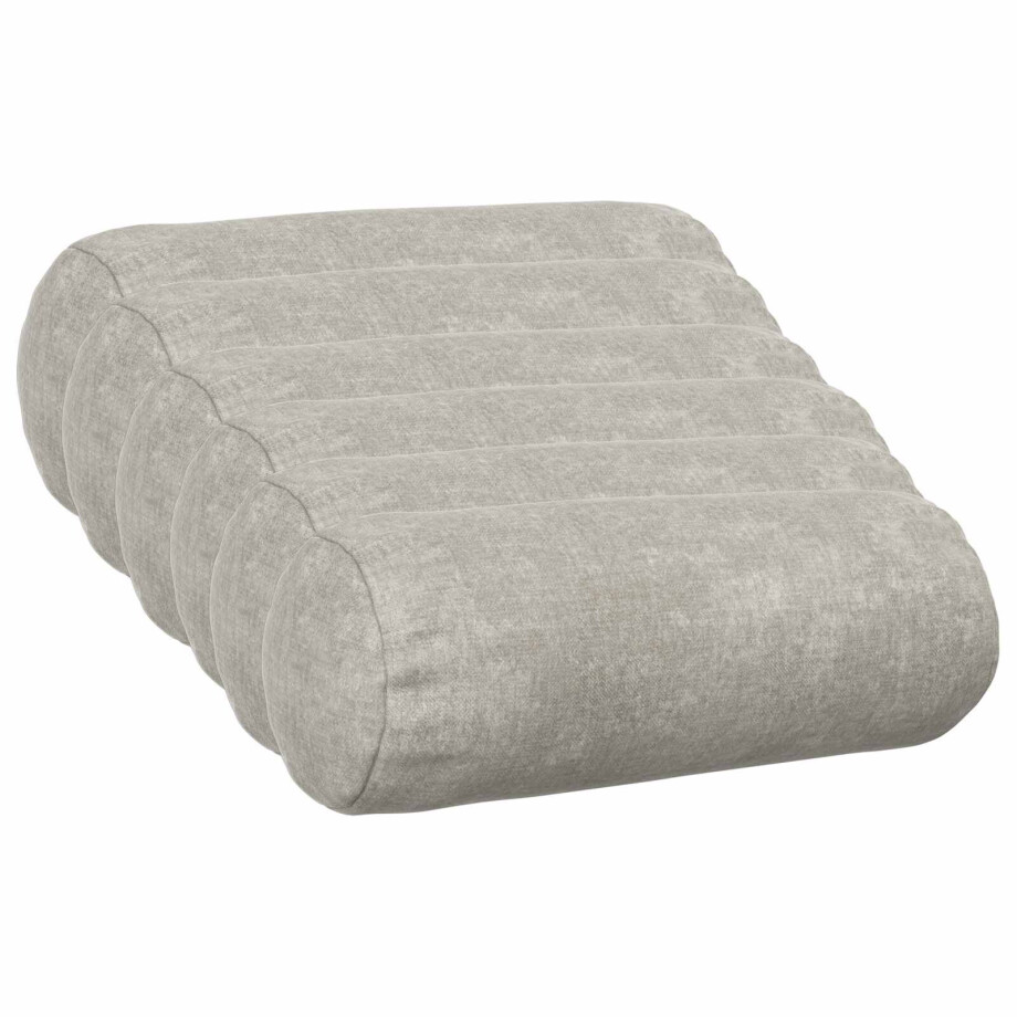 vidaXL Kussensloop 6 st HEERLEN Lichtgrijs Ø 15 x 40 cm Chenille Stof vidaXL Kussensloop 6 st HEERLEN Lichtgrijs Ø 15 x 40 cm Chenille Stof afbeelding 1
