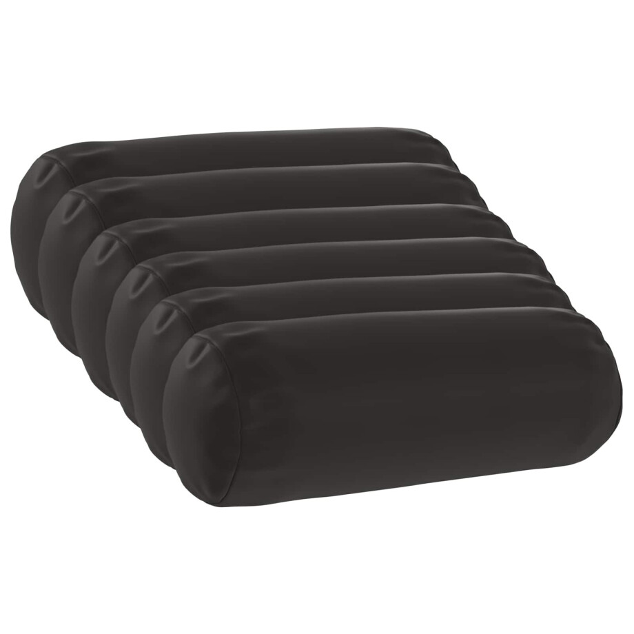 vidaXL Kussensloop 6 pcs HEERLEN Meerkleurig Ø 15 x 40 cm Polyester afbeelding 1