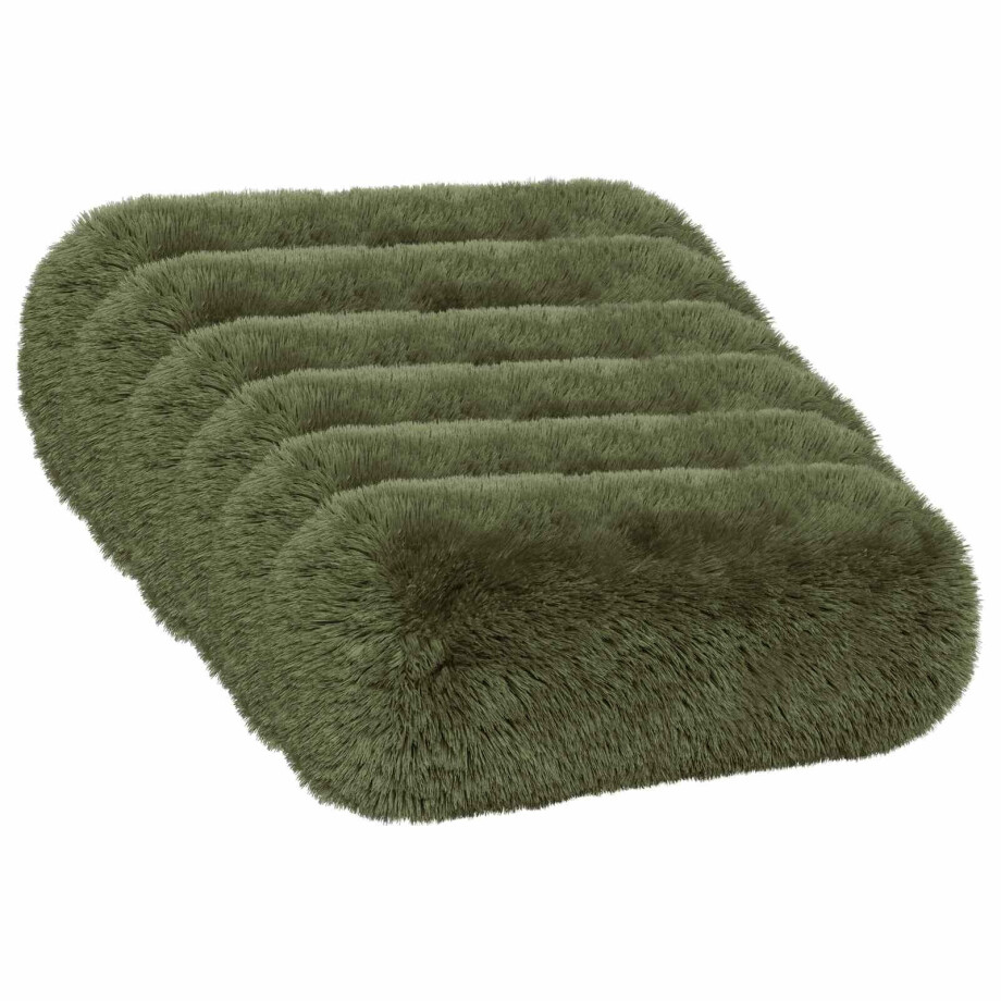vidaXL Kussensloop 6 pcs HEERLEN Groen Ø 15 x 40 cm PV Fleece vidaXL Kussensloop 6 pcs HEERLEN Groen Ø 15 x 40 cm PV Fleece afbeelding 1