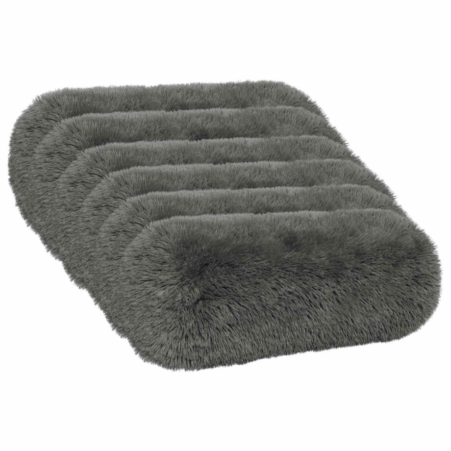 vidaXL Kussensloop 6 pcs HEERLEN Lichtgrijs Ø 15 x 40 cm PV Fleece vidaXL Kussensloop 6 pcs HEERLEN Lichtgrijs Ø 15 x 40 cm PV Fleece afbeelding 1