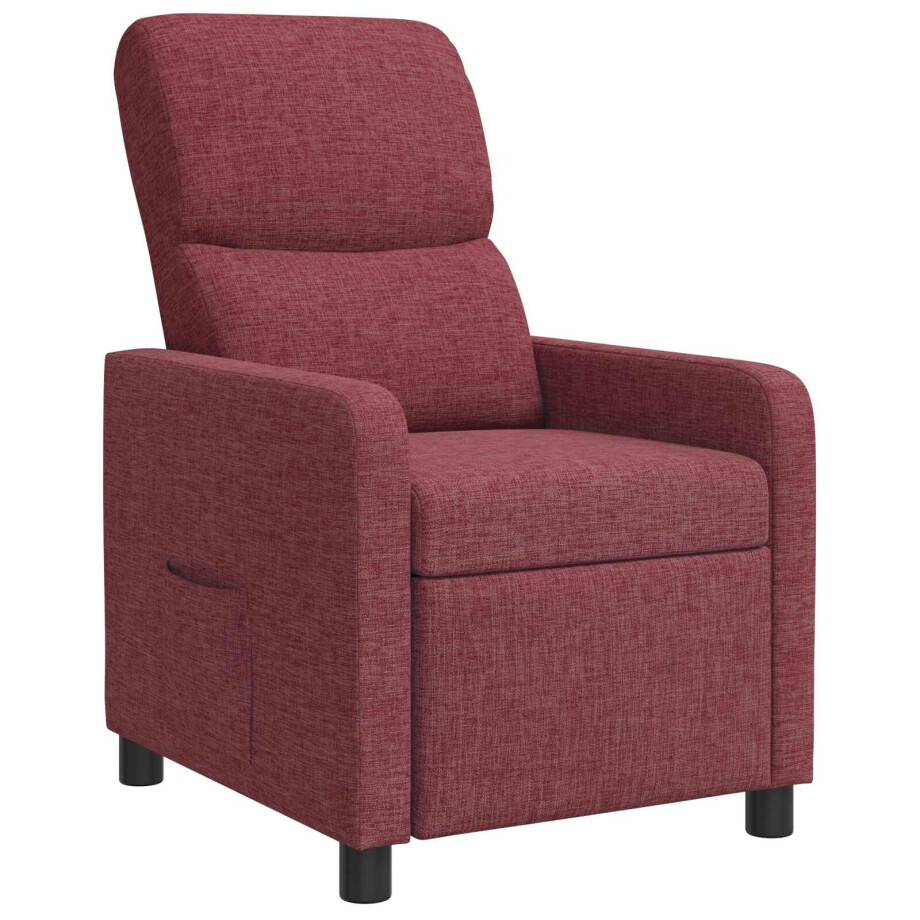 vidaXL Relaxfauteuil Wijnrood Stof vidaXL Relaxfauteuil Wijnrood Stof afbeelding 1