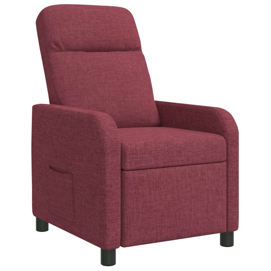 vidaXL Relaxfauteuil Wijnrood Stof vidaXL Relaxfauteuil Wijnrood Stof afbeelding 1