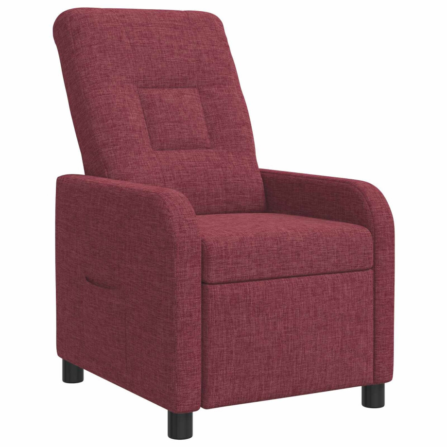 vidaXL Relaxfauteuil Wijnrood Stof vidaXL Relaxfauteuil Wijnrood Stof afbeelding 1
