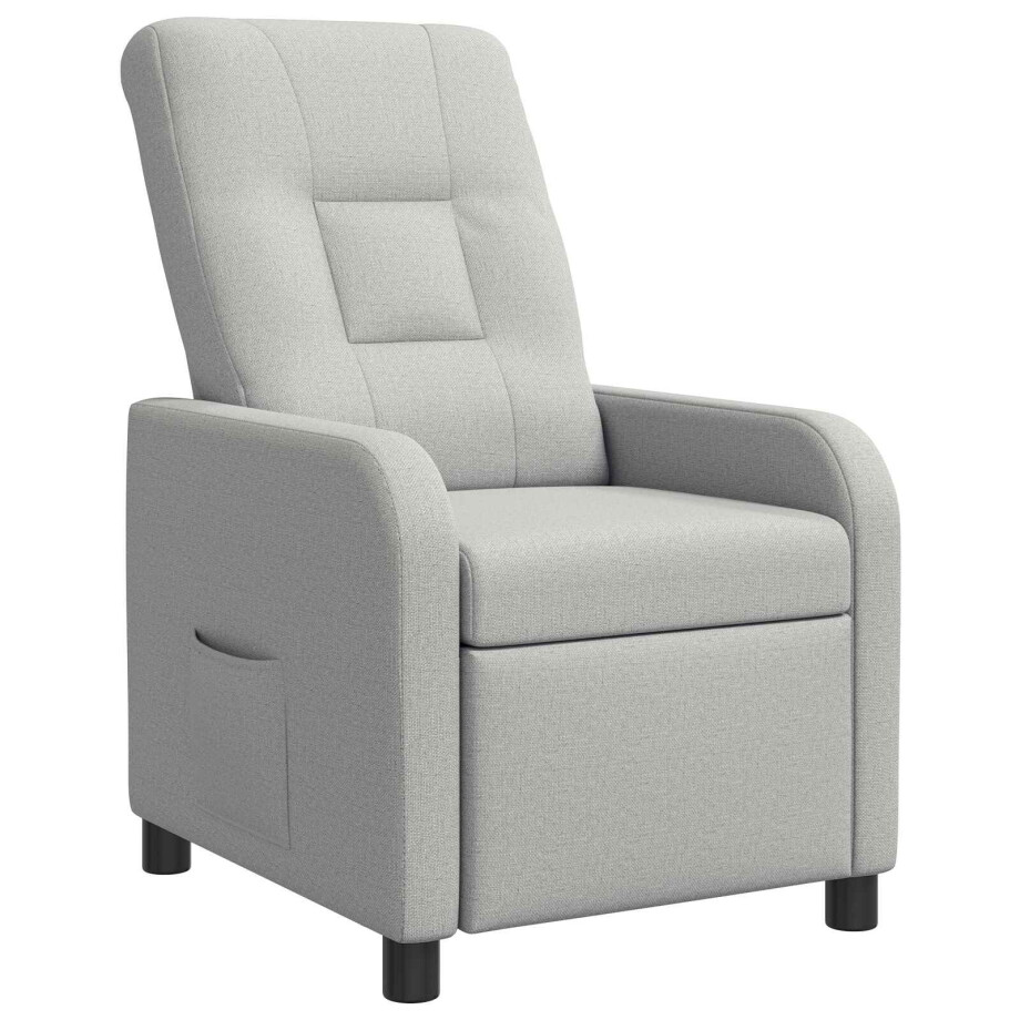 vidaXL Relaxfauteuil Wolkengrijs Stof vidaXL Relaxfauteuil Wolkengrijs Stof afbeelding 1