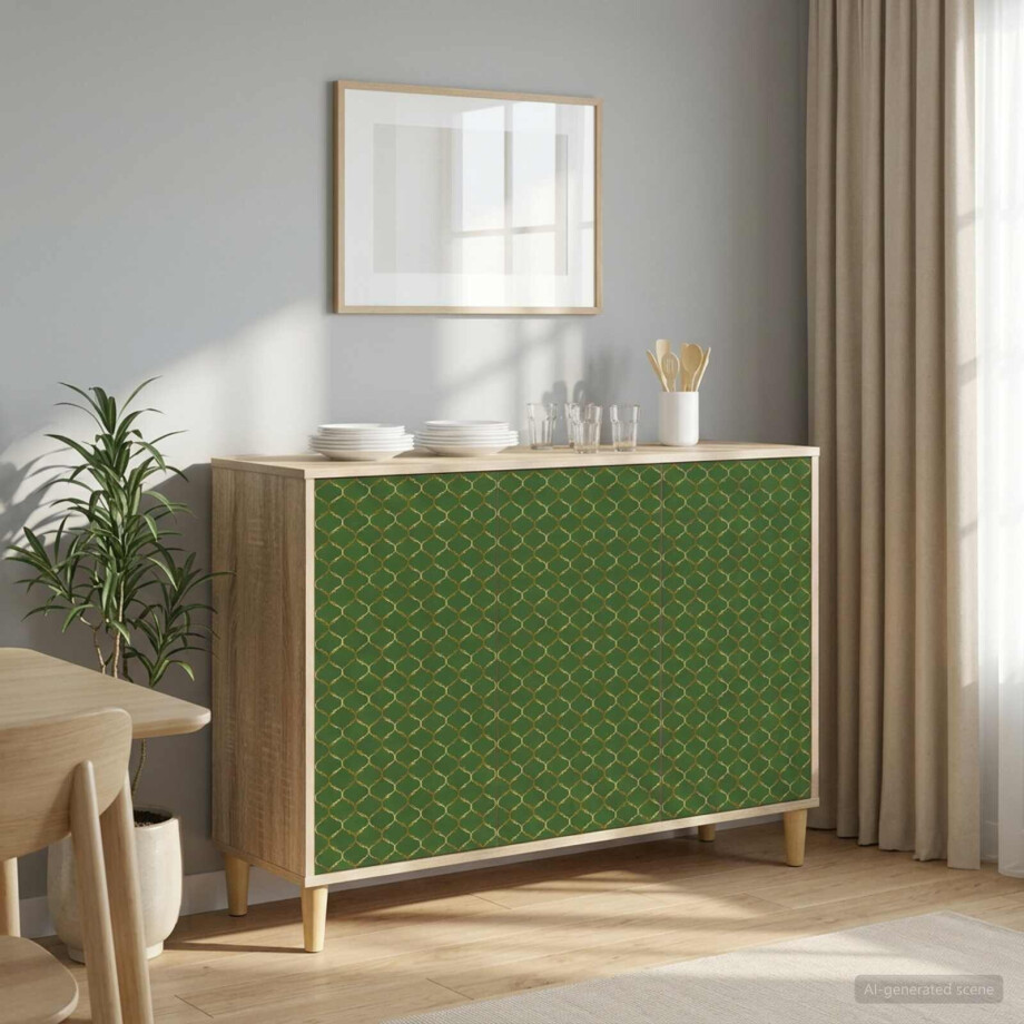 vidaXL Dressoir GELEEN Sonoma 102 x 33 x 75 cm Bewerkt hout afbeelding 1