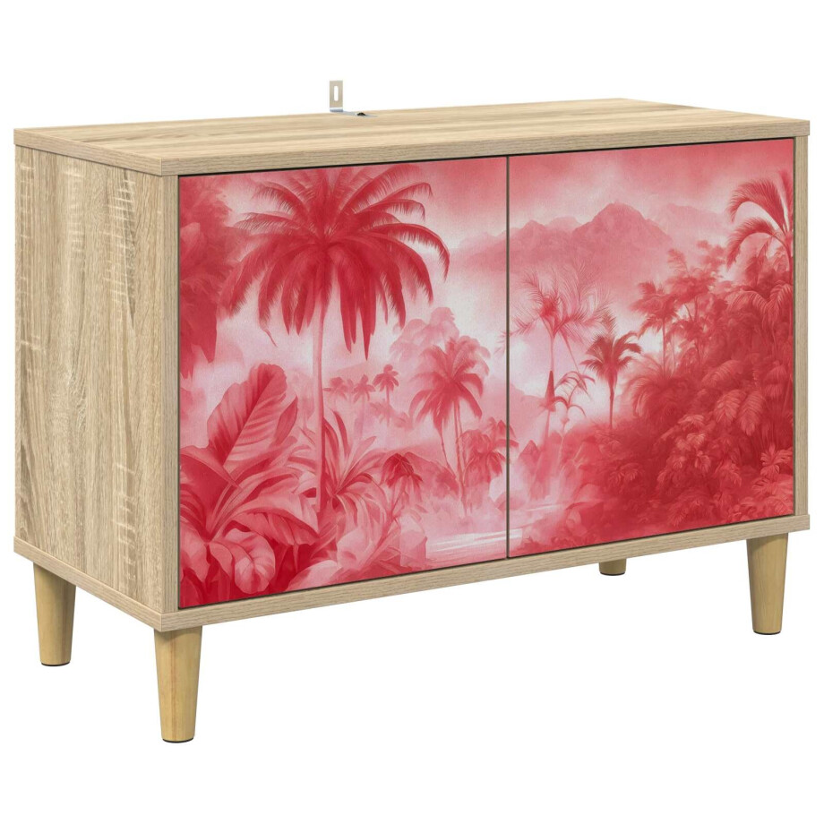 vidaXL Tv-meubel AACHEN 69 x 33 x 50 cm Sonoma Bewerkt hout vidaXL Tv-meubel AACHEN 69 x 33 x 50 cm Sonoma Bewerkt hout afbeelding 1