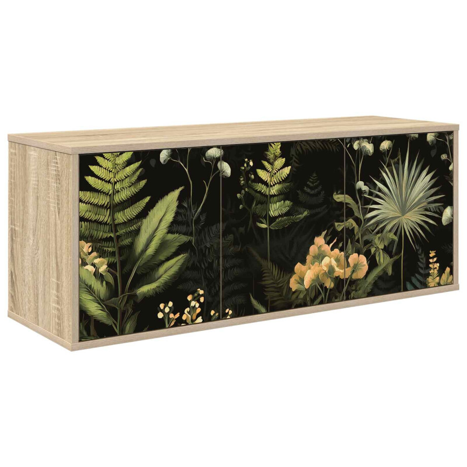 vidaXL Wandgemonteerd tv-meubel RHENEN 102 x 33 x 40 cm Sonoma Eiken afbeelding 1