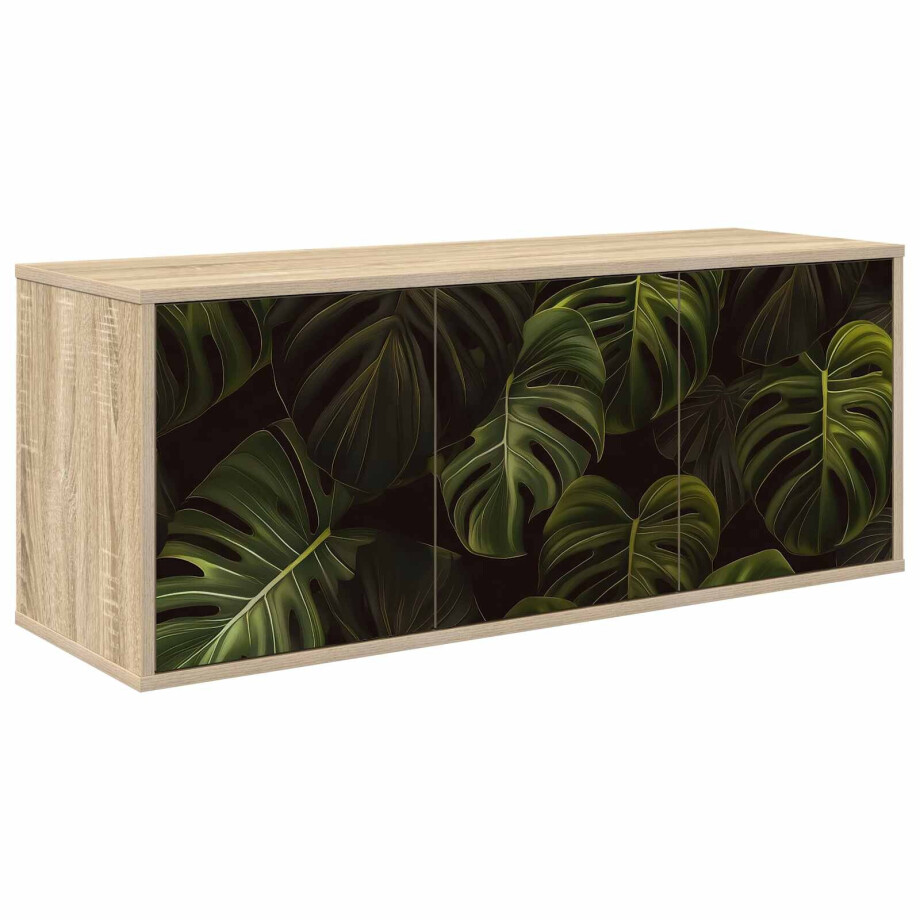 vidaXL Wandgemonteerd tv-meubel ELBURG 102 x 33 x 40 cm Sonoma Eiken vidaXL Wandgemonteerd tv-meubel ELBURG 102 x 33 x 40 cm Sonoma Eiken afbeelding 1