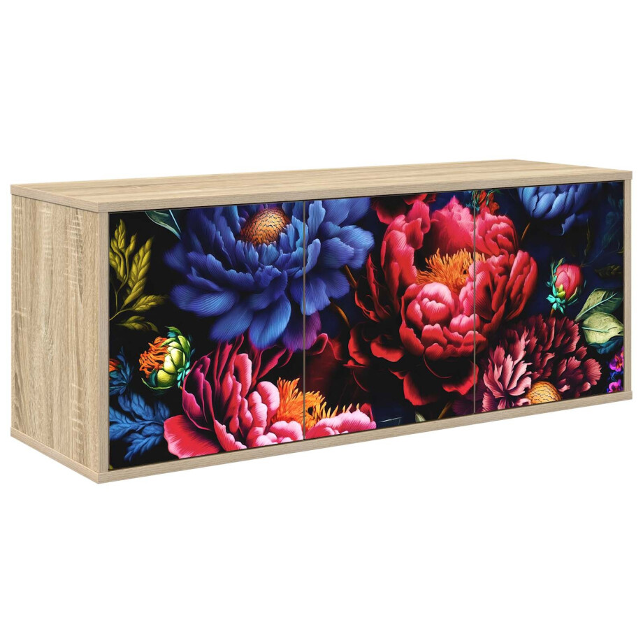 vidaXL Wandgemonteerd tv-meubel KIEL 102 x 33 x 40 cm Sonoma Eiken vidaXL Wandgemonteerd tv-meubel KIEL 102 x 33 x 40 cm Sonoma Eiken afbeelding 1