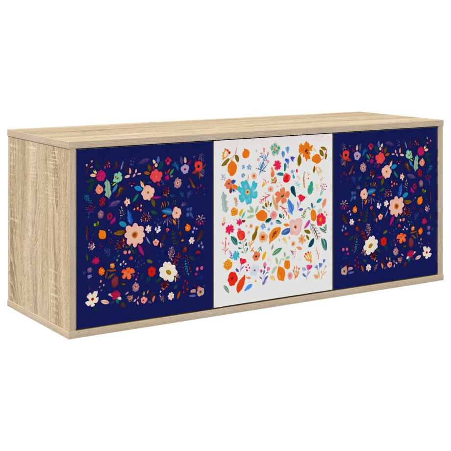 vidaXL Wandgemonteerd tv-meubel MAINZ 102 x 33 x 40 cm Sonoma Eiken vidaXL Wandgemonteerd tv-meubel MAINZ 102 x 33 x 40 cm Sonoma Eiken afbeelding 1