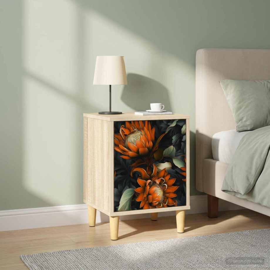 vidaXL Nachtkastje LOCHEM 2 st Sonoma Eiken 36 x 33 x 50 cm vidaXL Nachtkastje LOCHEM 2 st Sonoma Eiken 36 x 33 x 50 cm afbeelding 1