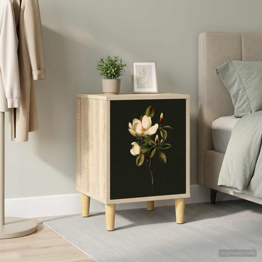 vidaXL Nachtkastje BREMEN Sonoma Eiken 36 x 33 x 50 cm Bewerkt hout vidaXL Nachtkastje BREMEN Sonoma Eiken 36 x 33 x 50 cm Bewerkt hout afbeelding 1