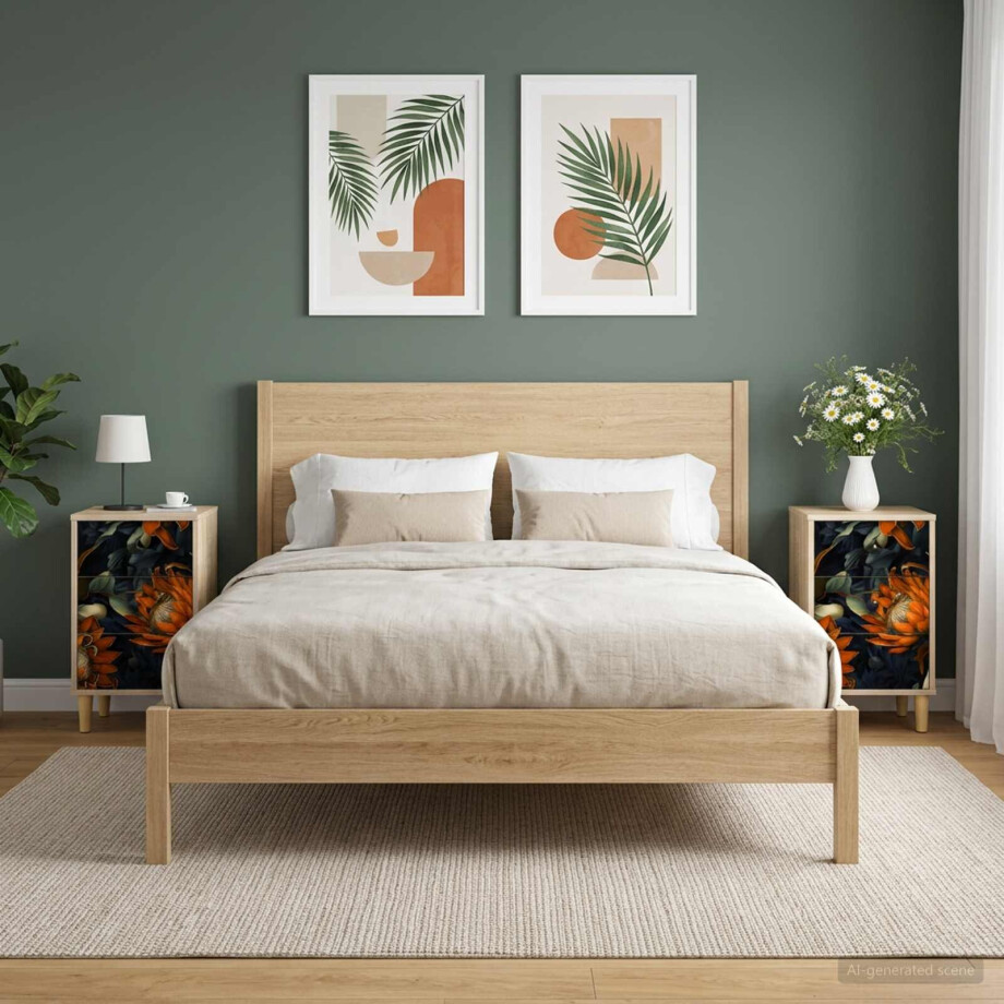 vidaXL Nachtkastje LOCHEM 2 st Sonoma Eiken 36 x 33 x 60 cm vidaXL Nachtkastje LOCHEM 2 st Sonoma Eiken 36 x 33 x 60 cm afbeelding 1