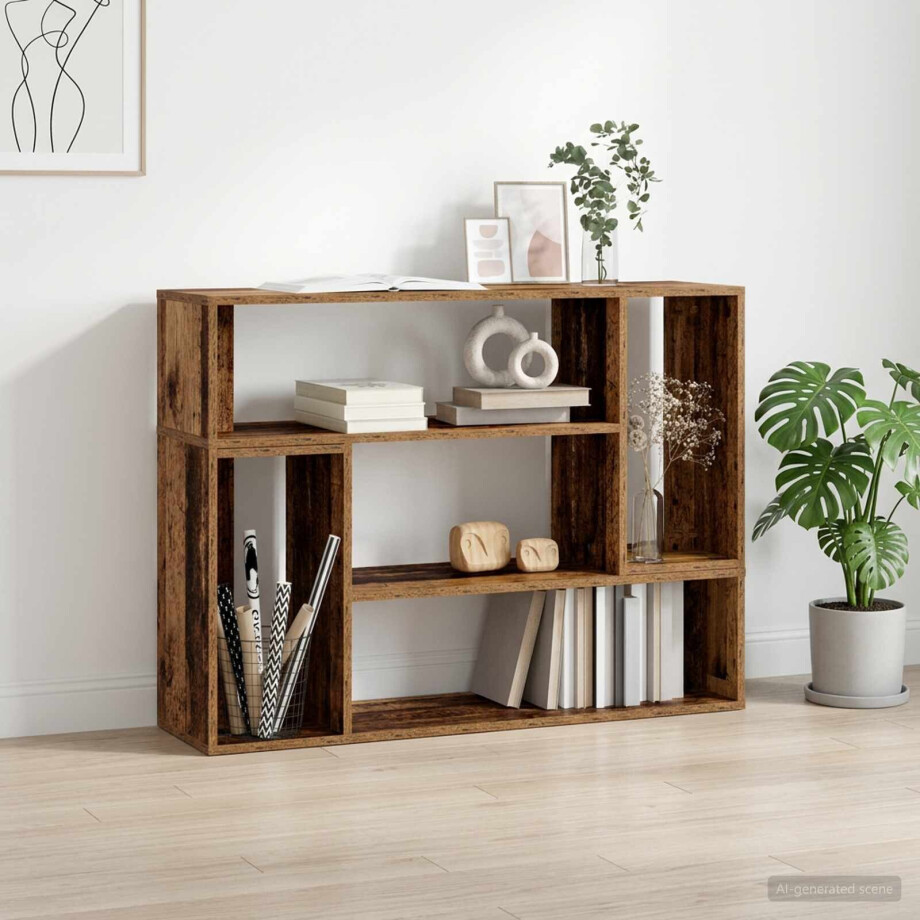 vidaXL TV-kast 100 x 30 x 50 cm Oud hout Bewerkt hout vidaXL TV-kast 100 x 30 x 50 cm Oud hout Bewerkt hout afbeelding 1